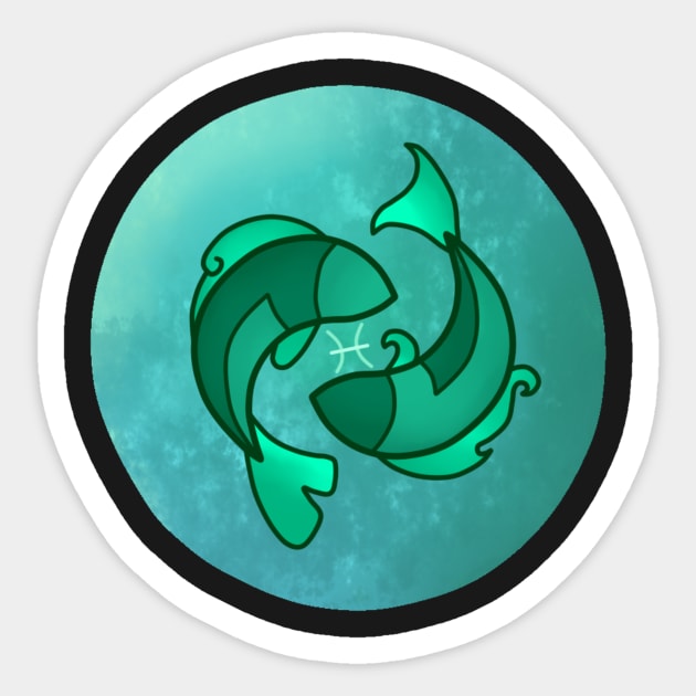 Pisces Sticker by shawnison